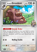 Arven's Greedent - 159/182 - Destined Rivals (Reverse Holo)