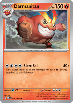 Darmanitan - 016/094 - Phantasmal Flames (PFL)