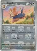 Herdier - 075/086 - SV: White Flare (WHT) (Master Ball Pattern)