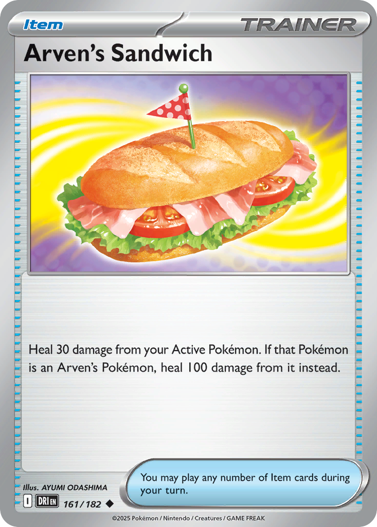 Arven's Sandwich - 161/182 - Destined Rivals (Reverse Holo)
