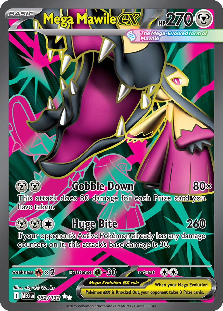 Mega Mawile ex - 162/132 - Mega Evolution (MEG)
