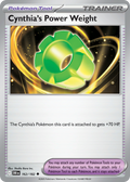 Cynthia's Power Weight - 162/182 - Destined Rivals (Reverse Holo)