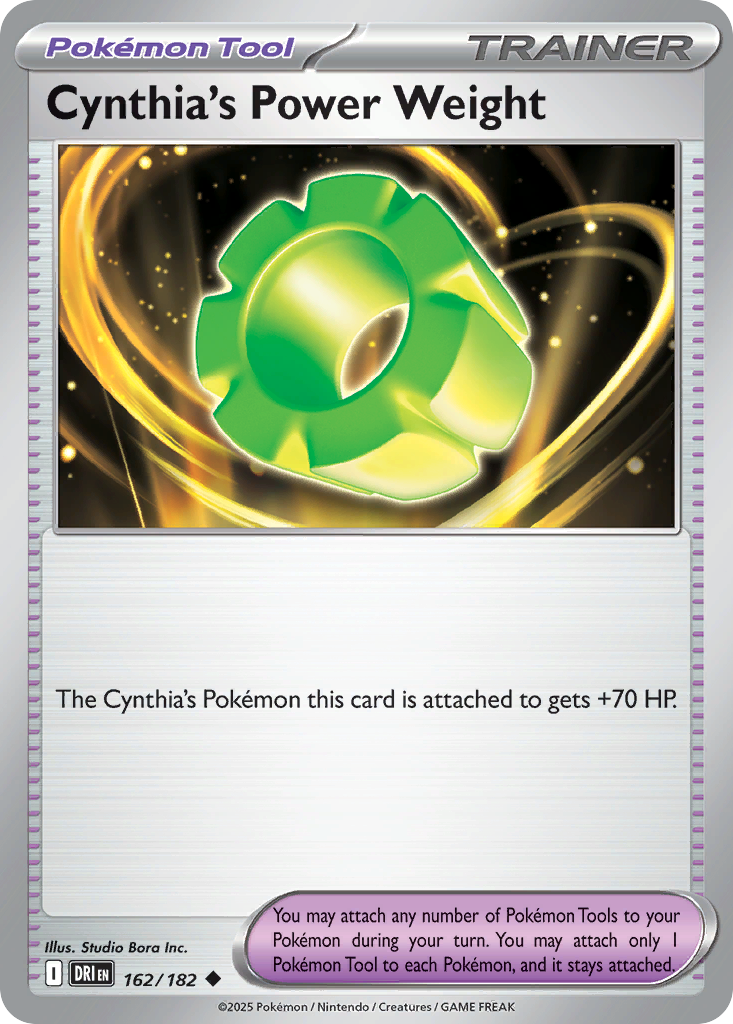Cynthia's Power Weight - 162/182 - Destined Rivals (Reverse Holo)