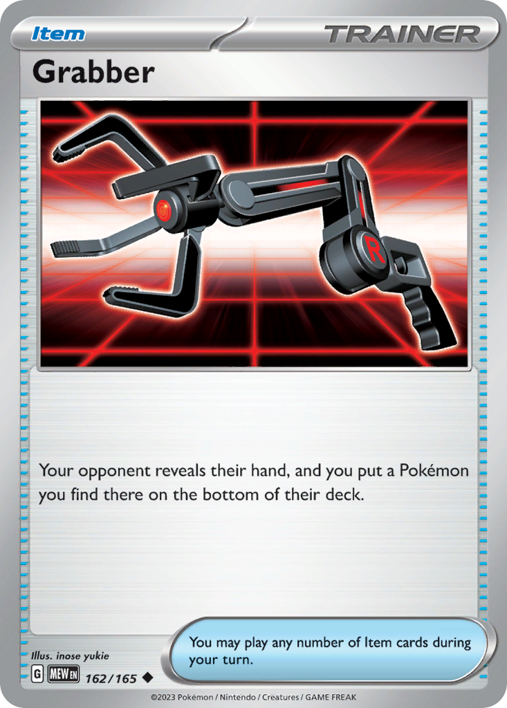 Grabber - 162/165 -SV: Scarlet & Violet 151 (MEW) (Reverse Holo)