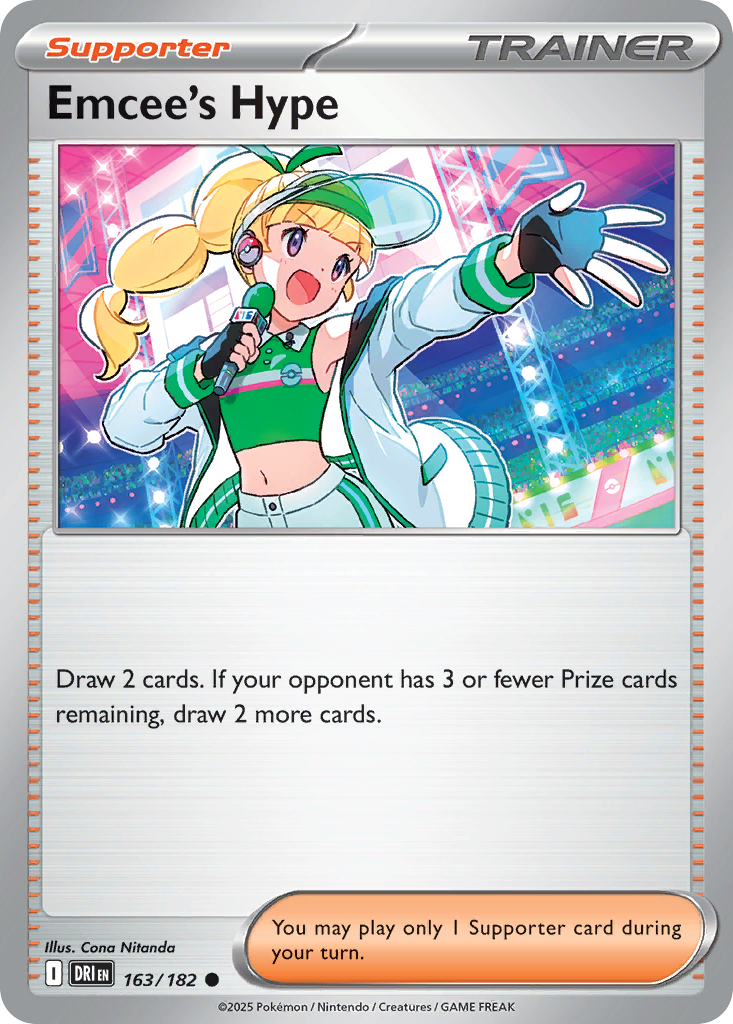 Emcee's Hype - 163/182 - Destined Rivals (Reverse Holo)