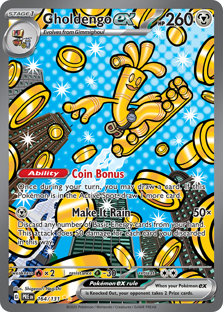 Gholdengo ex - 164/131 - SV: Prismatic Evolutions (PRE)