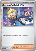 Clemont's Quick Wit - 167/191 - Surging Sparks (Reverse Holo)