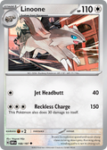 Linoone - 168/197 - Obsidian Flames (Reverse Holo)