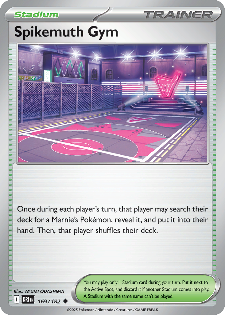 Spikemuth Gym - 169/182 - Destined Rivals (Reverse Holo)