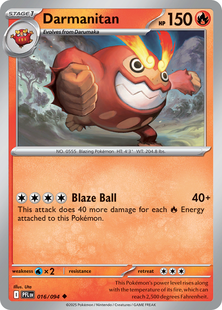 Darmanitan - 016/094 - Phantasmal Flames (PFL)