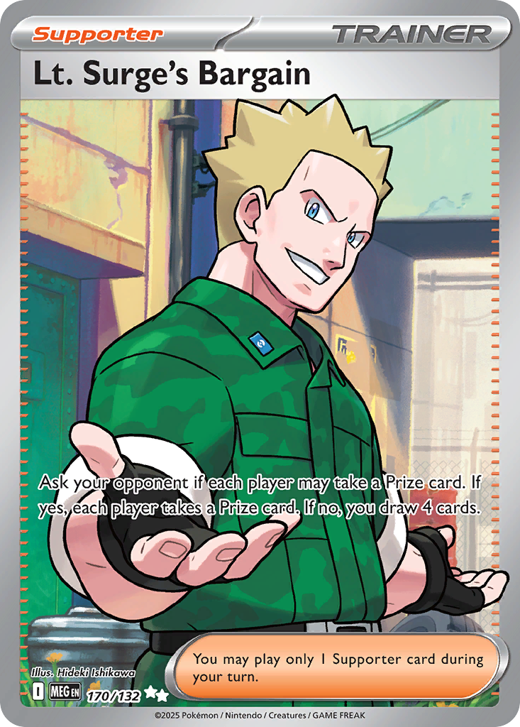 Lt. Surge's Bargain - 170/132 - Mega Evolution (MEG)