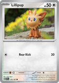 Lillipup - 170/197 - Obsidian Flames (Reverse Holo)