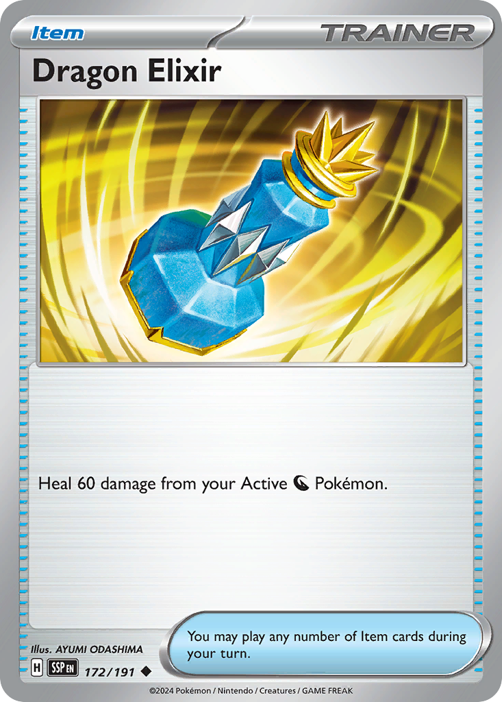 Dragon Elixir- 172/191 - Surging Sparks (Reverse Holo)