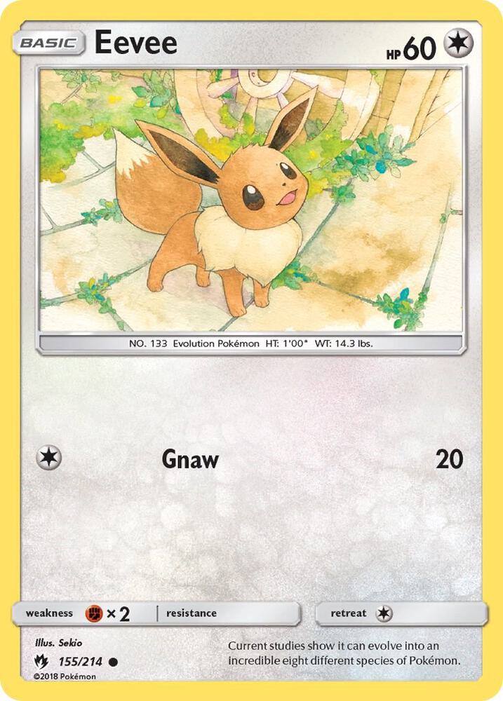 Eevee - 155/214 - SM - Lost Thunder