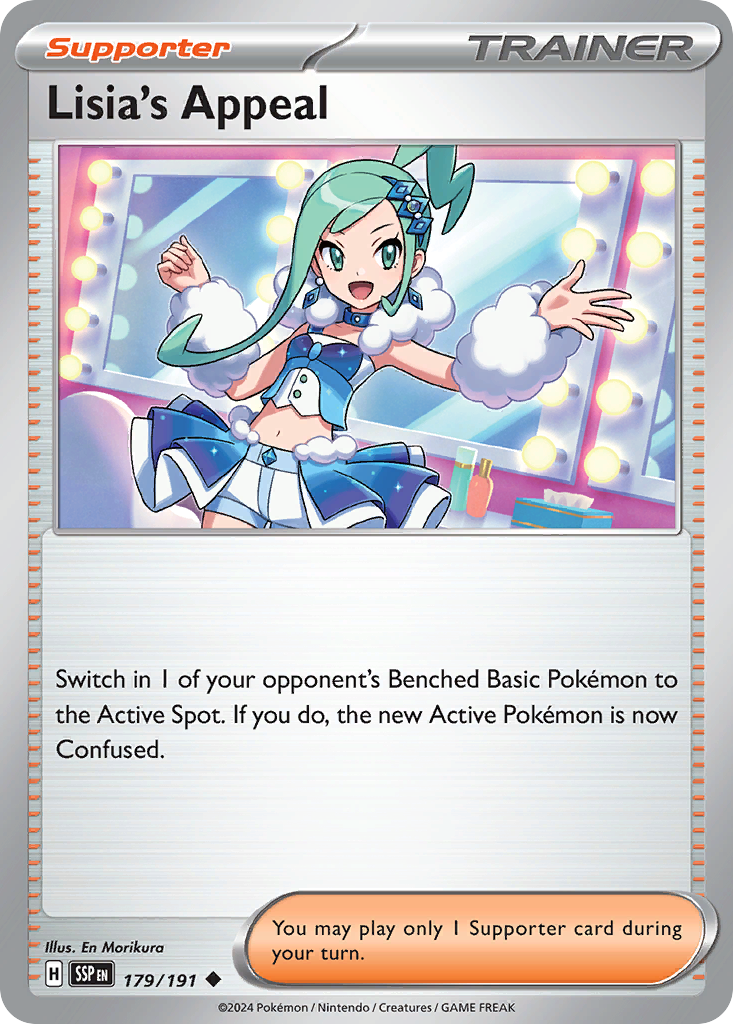 Lisia's Appeal - 179/191 - Surging Sparks (Reverse Holo)