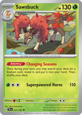 Sawsbuck - 017/162 - Temporal Forces (Reverse Holo)