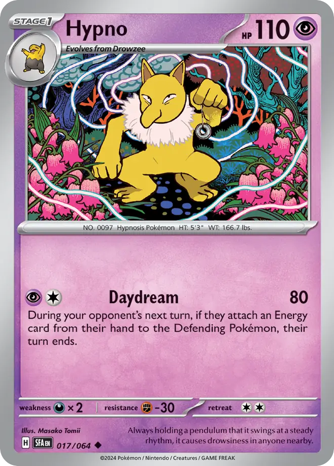 Hypno - 017/064 - Shrouded Fable (Reverse Holo)