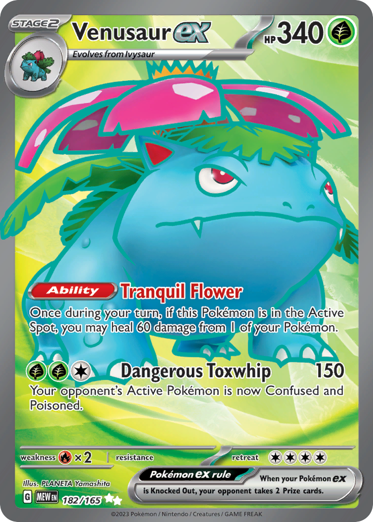 Venusaur ex - 182/165 - SV: 151 (1)