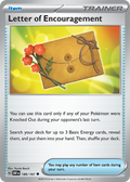 Letter of Encouragement - 189/197 - Obsidian Flames (Reverse Holo)