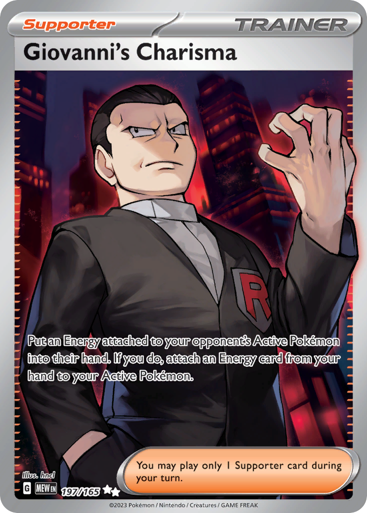 Giovanni's Charisma - 197/165 - SV: 151 (1)
