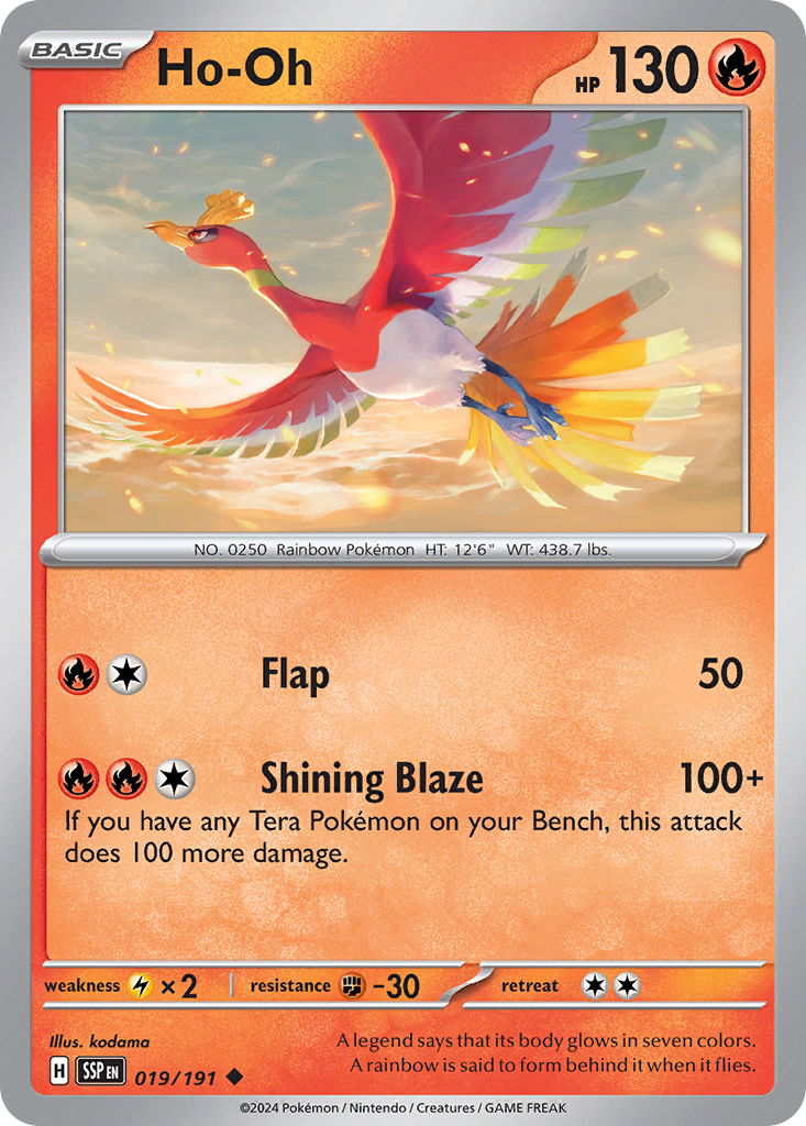 Ho-Oh- 019/191 - Surging Sparks