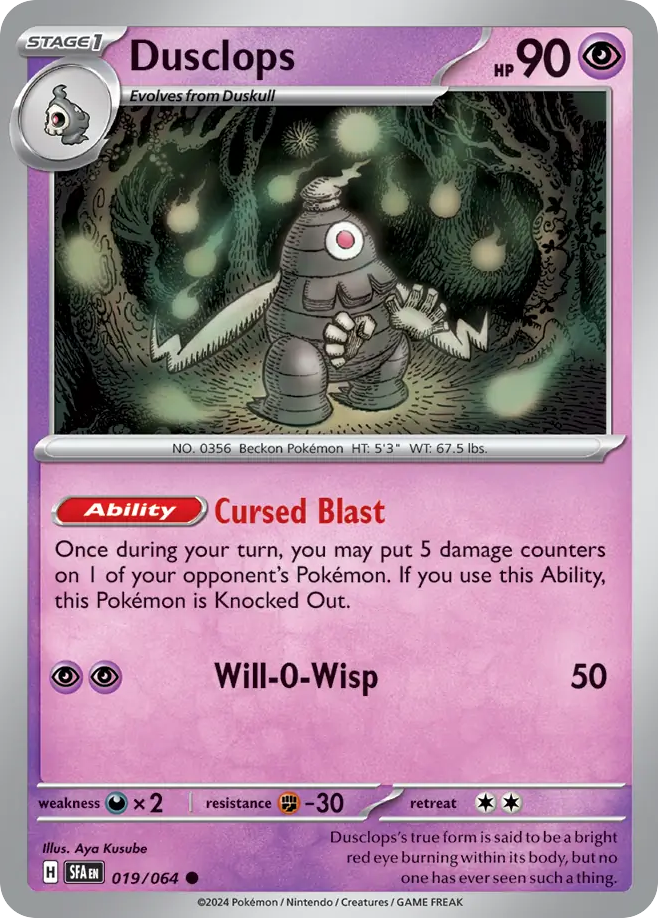 Dusclops - 019/064 - Shrouded Fable