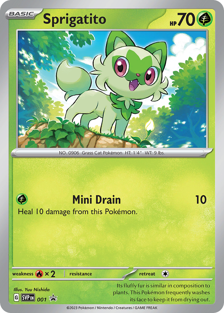 Sprigatito - 001/215 - SV: Scarlet & Violet Black Star Promos (PR-SV)