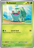 Bulbasaur - 001/165 -SV: Scarlet & Violet 151 (MEW) (Reverse Holo)
