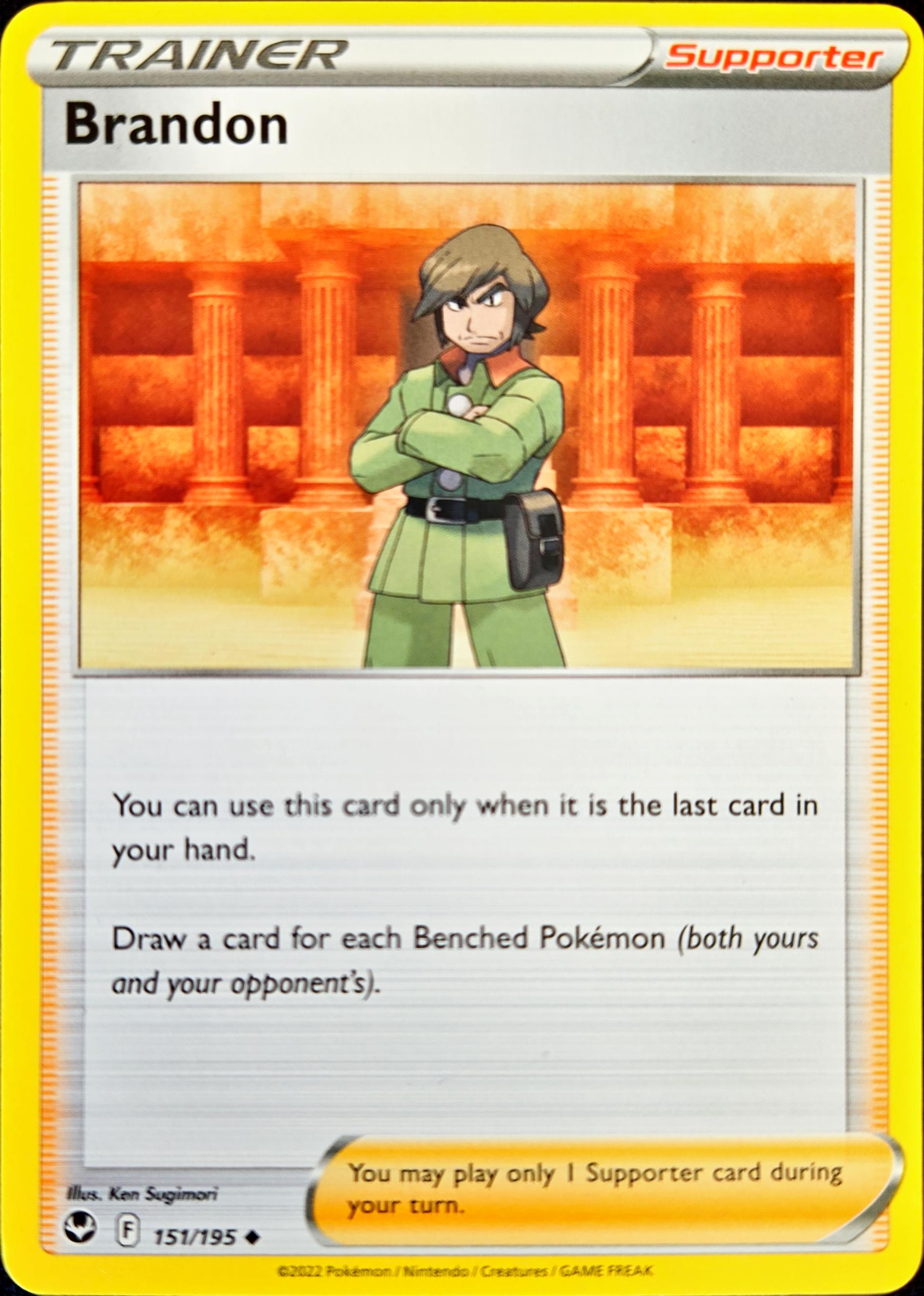Brandon - 151/195 - Silver Tempest (Reverse Holo)