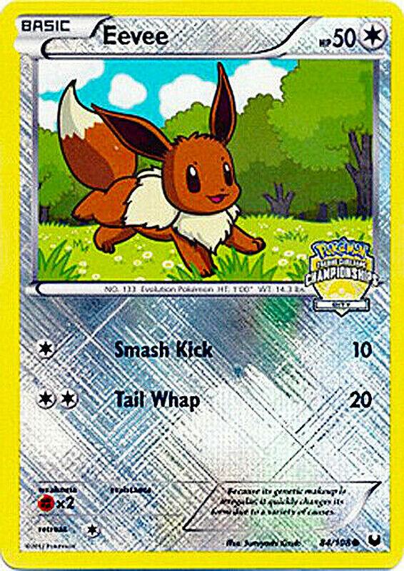 Eevee - 084/108 - Dark Explorers (bw5) (City Championships) (Reverse Holo)