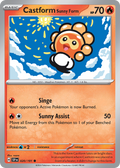 Castform Sunny Form - 020/191 - Surging Sparks (Reverse Holo)
