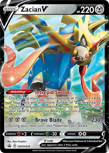 Zacian V - SWSH018 - Sword & Shield (Promo)