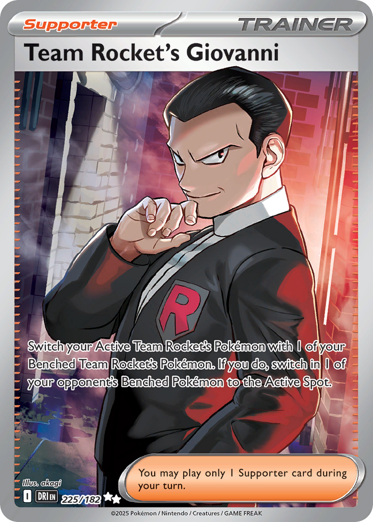 Team Rocket's Giovanni - 225/182 - SV: Destined Rivals (DRI)