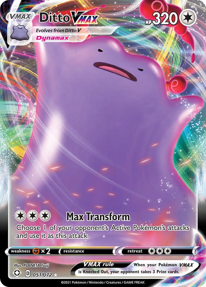 Ditto VMAX - 051/072 - Shining Fates