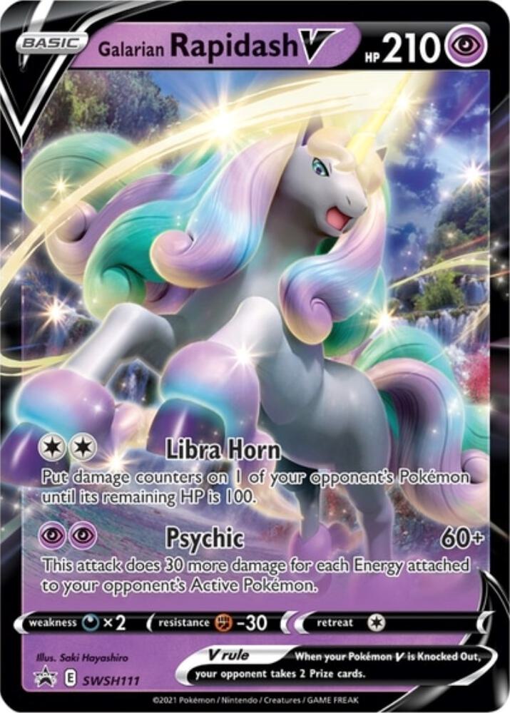Galarian Rapidash V - SWSH111 - Sword & Shield (Promo)