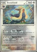 Stoutland - 076/086 - SV: White Flare (WHT) (Master Ball Pattern)