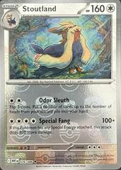 Stoutland - 076/086 - SV: White Flare (WHT) (Master Ball Pattern)