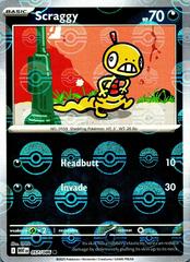 Scraggy - 057/086 - SV: White Flare (WHT) (Poke Ball Pattern)