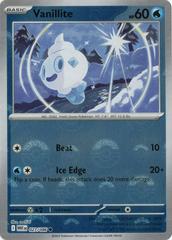 Vanillite - 027/086 - SV: White Flare (WHT) (Poke Ball Pattern)