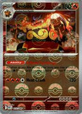 Emboar 013/086 - SV: White Flare (WHT) (Poke Ball Pattern)