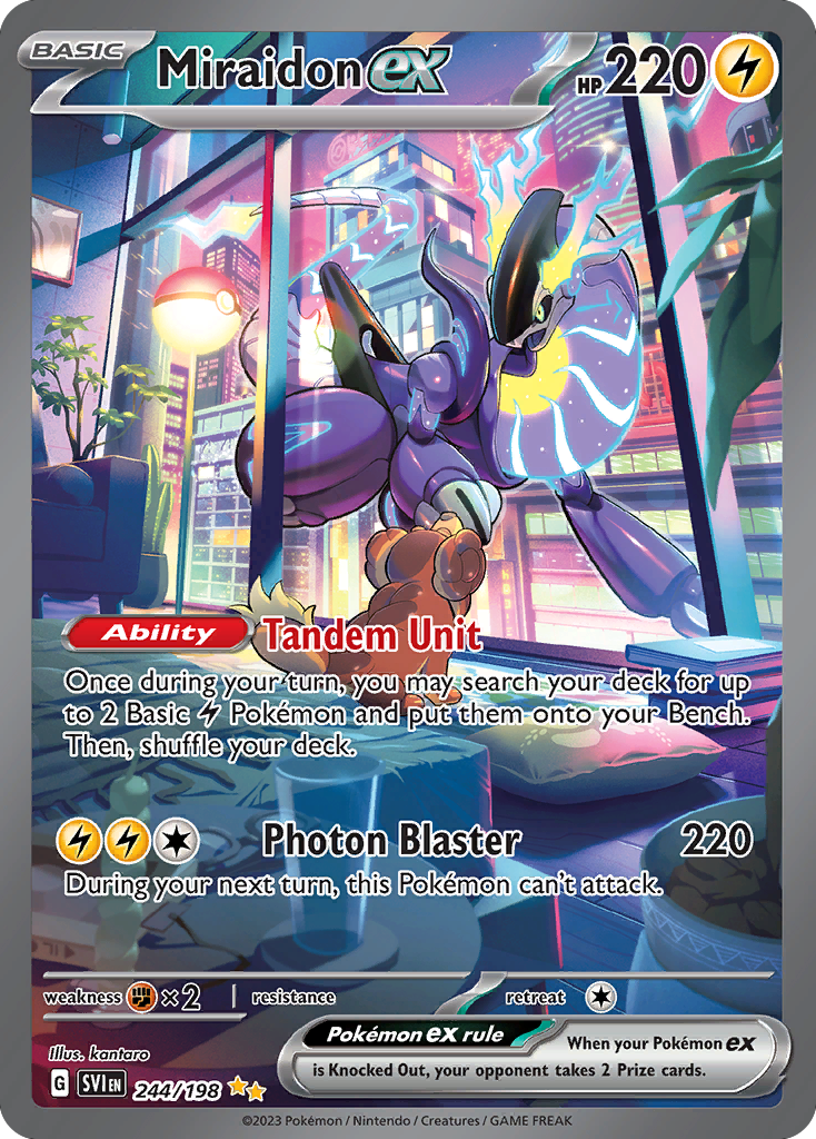 Miraidon ex - 244/198 - SV: Scarlet & Violet (SV)