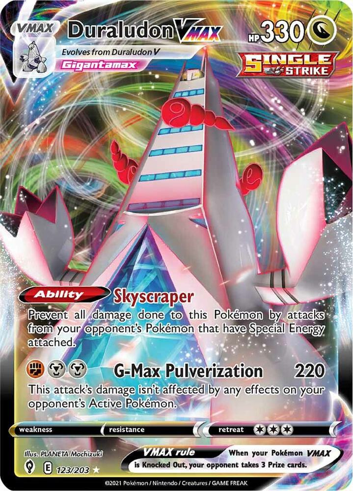 Duraludon VMAX - 123/203 - SWSH07: Evolving Skies