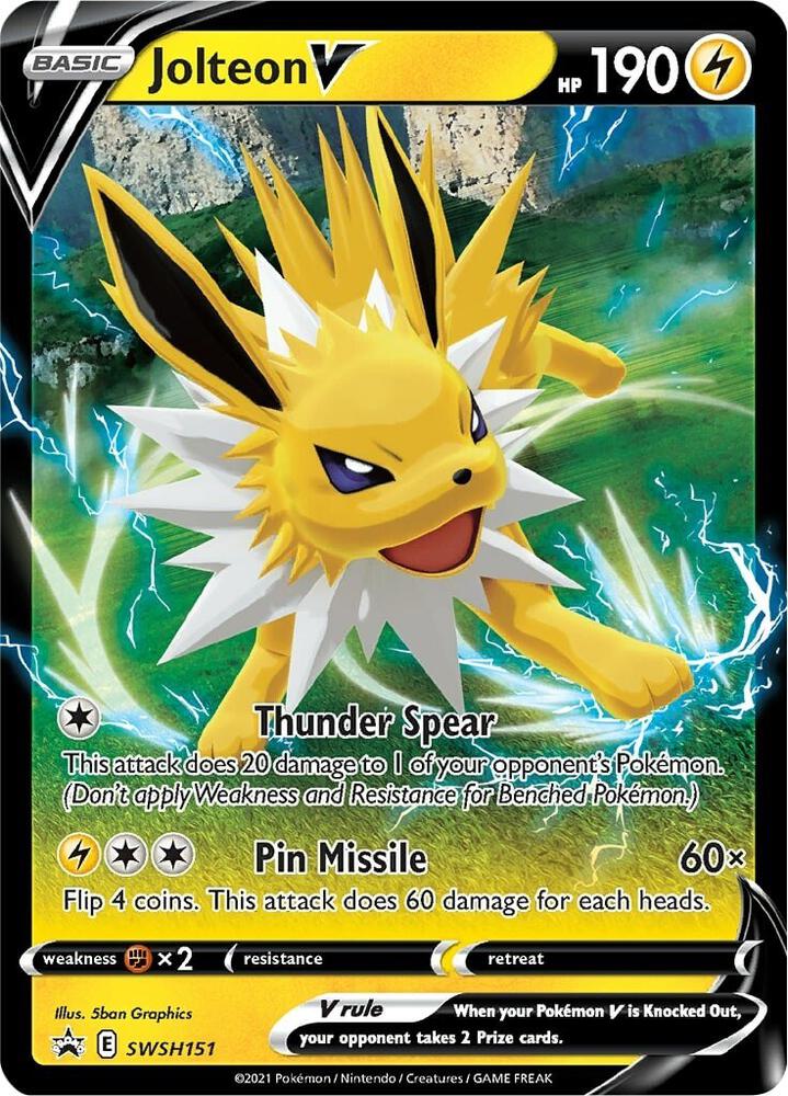 Jolteon V - 151/107 - SWSH Black Star Promos (swshp)