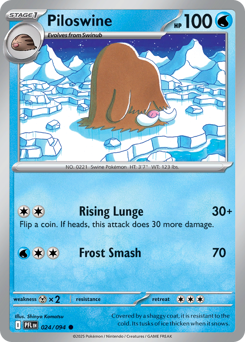 Piloswine - 024/094 - Phantasmal Flames (PFL)