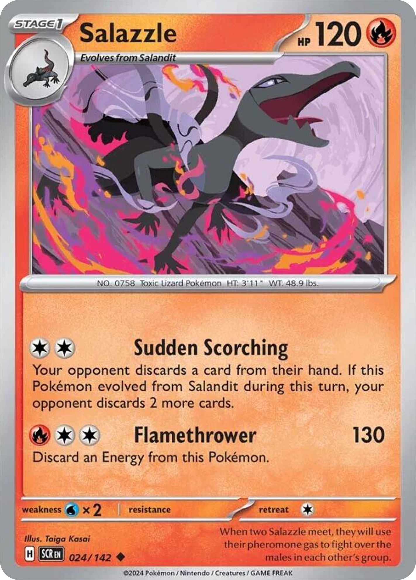 Salazzle- 024/142 - Stellar Crown