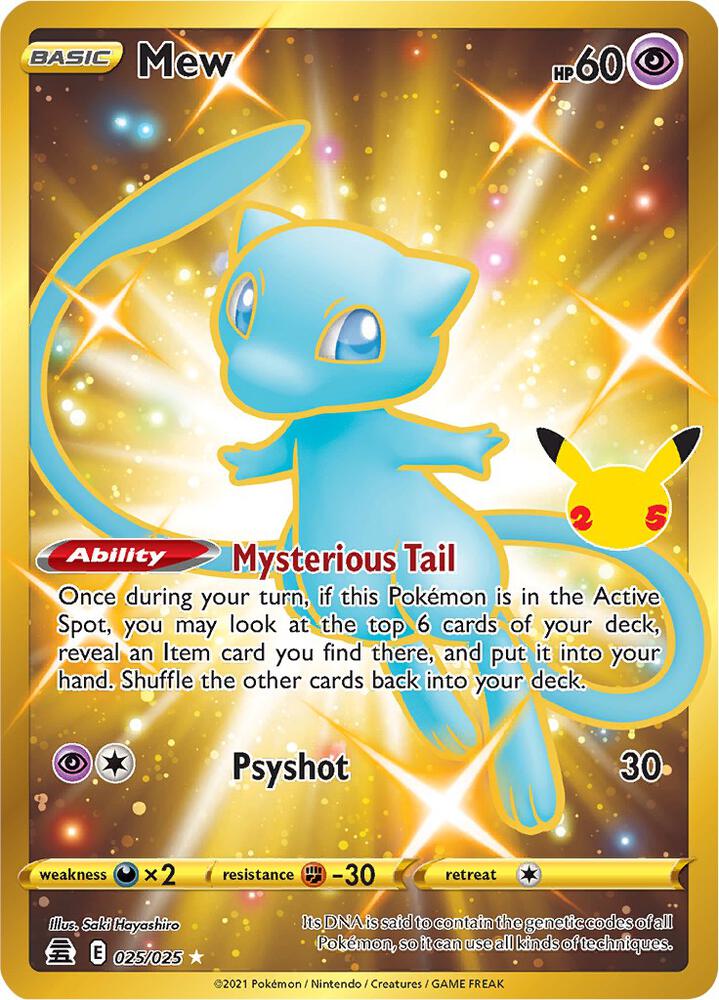 Mew - 025/025 - Celebrations (cel25)
