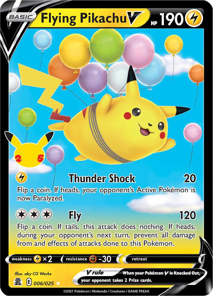 Flying Pikachu V - 006/025 - Celebrations