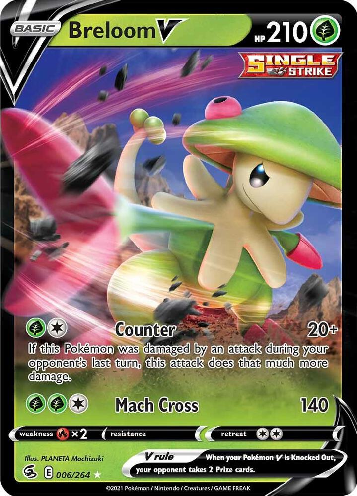 Breloom V - 006/264 - SWSH08: Fusion Strike (SWSH08)