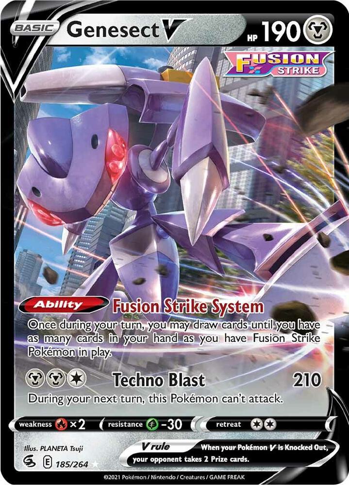Genesect V - 185/264 - SWSH08: Fusion Strike (SWSH08)