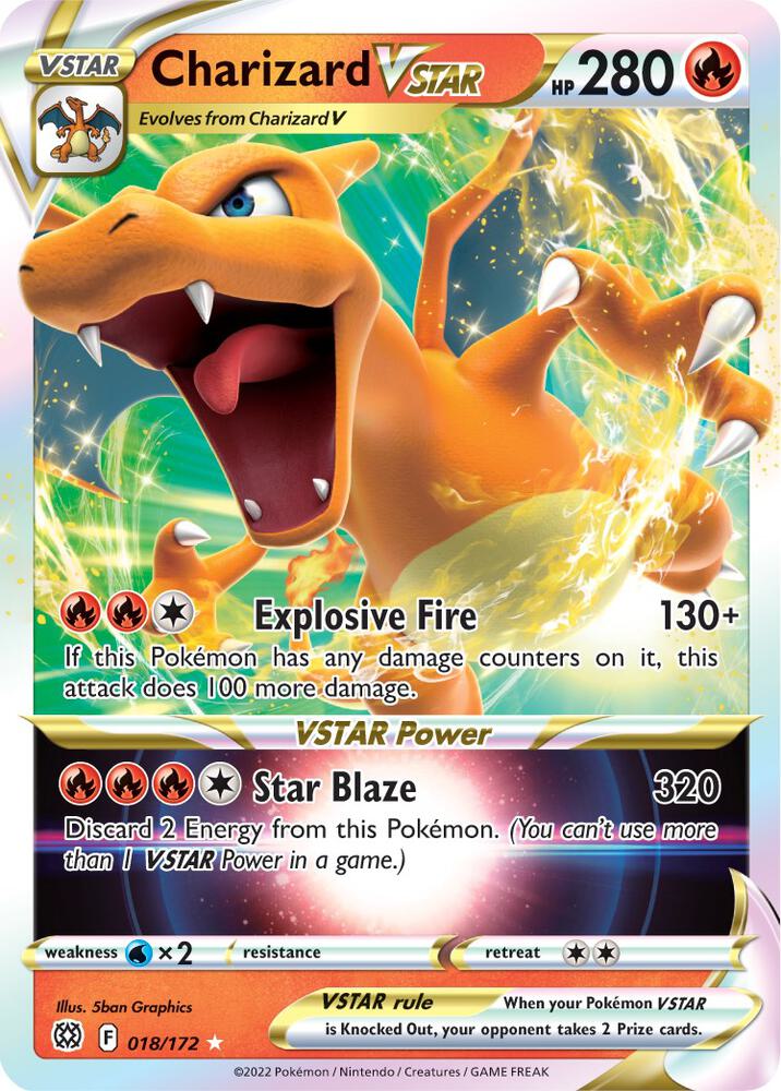 Charizard VSTAR - 018/172 - SWSH09: Brilliant Stars (SWSH09)